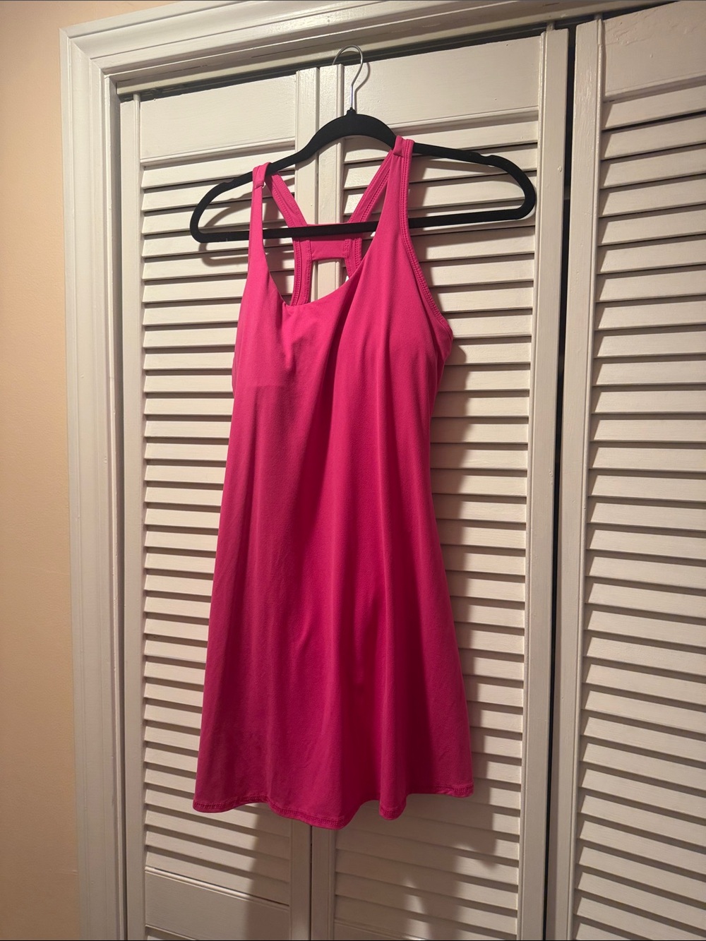 Women’s Hot Pink Racerback Dress